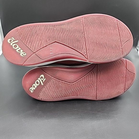 Clove Nursing Shoes Royal Maroon Sneaker Limited Edition Women's 8.5 / mens 7 - Picture 9 of 13